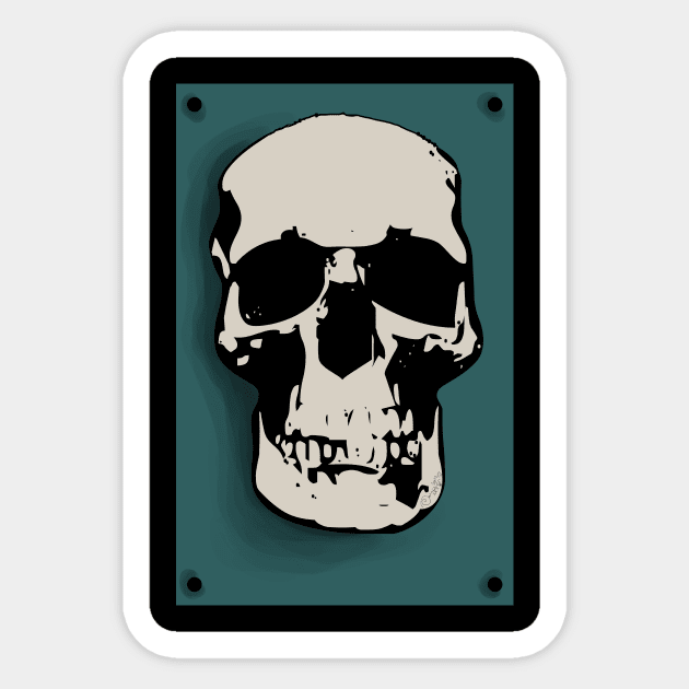 Skull -Sherlock Sticker by KanaHyde